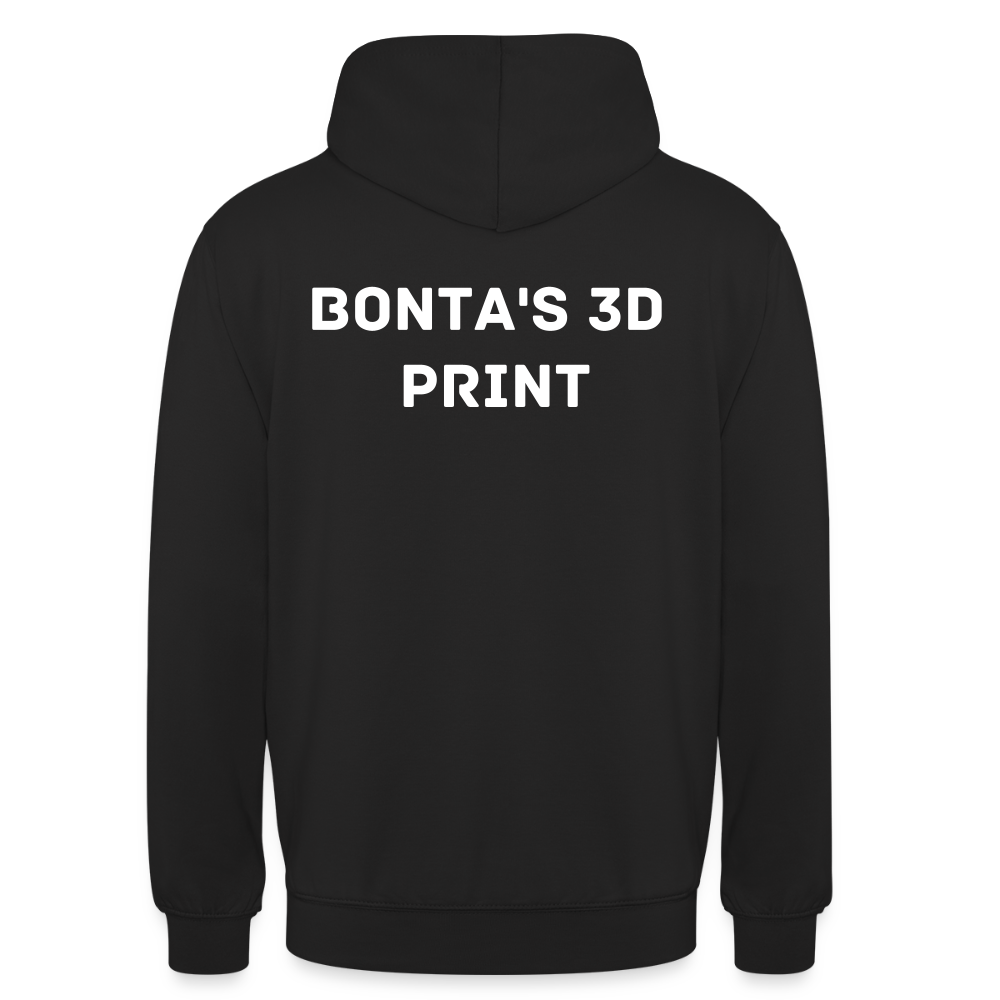 Bonta's 3D Print hoodie - Schwarz