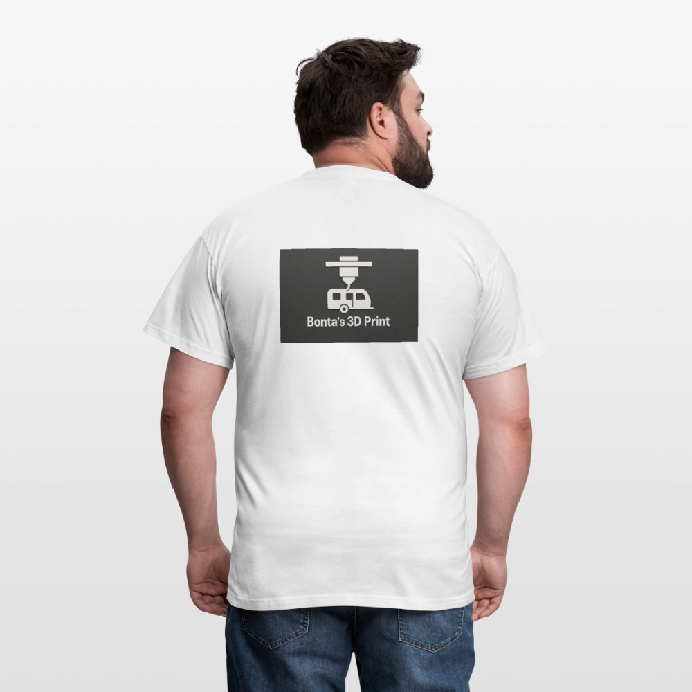 "Bonta's 3D Print Logo" Männer T-Shirt - Weiß