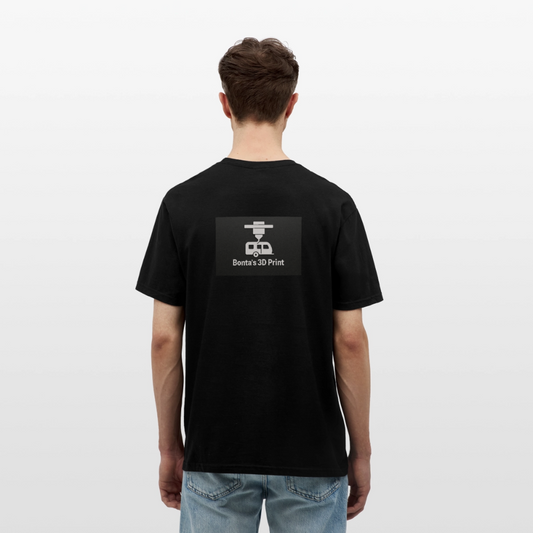"Bonta's 3D Print Logo" Männer T-Shirt - Schwarz