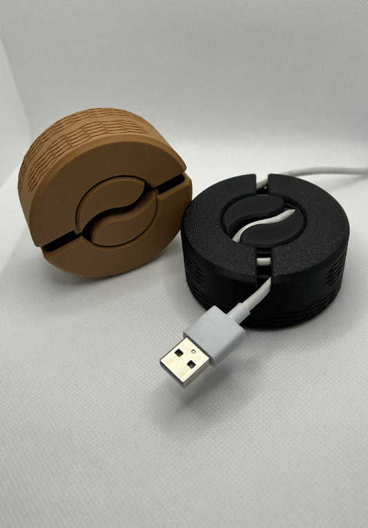 3D gedruckter Kabelaufroller für saubere und ordentliche Kabel