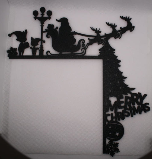 Weihnachtliche Türrahmen-Deko