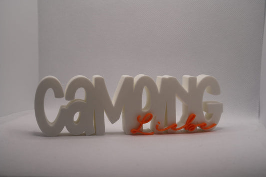 Deko Schriftzug „Camping Liebe“