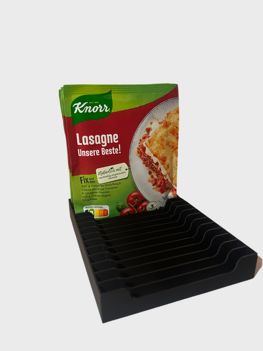 3D-Druck Organizer für Suppenbeutel – Ordnung im Küchenschrank leicht gemacht