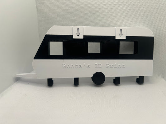 Schlüsselbrett „Wohnwagen“ – dekorative Schlüsselaufhängung für Camper & Caravan-Fans