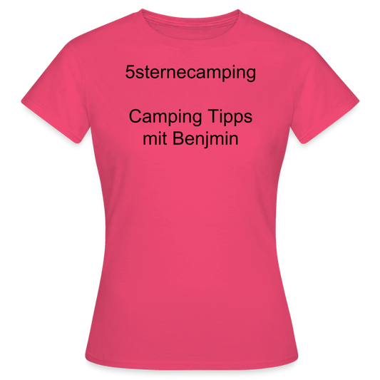 "5sternecamping" Frauen T-Shirt - Azalea