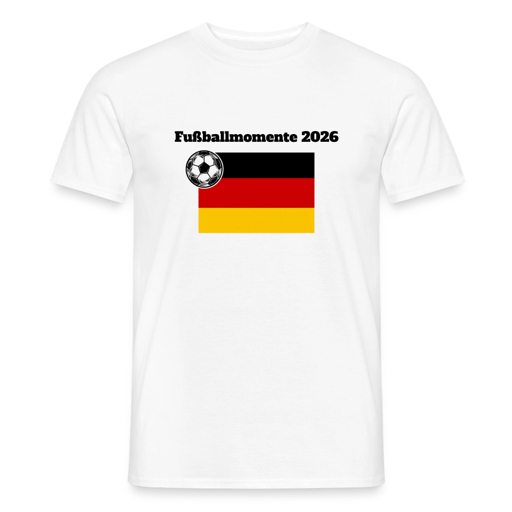 „Fußballmomente“ Männer T-Shirt - Weiß
