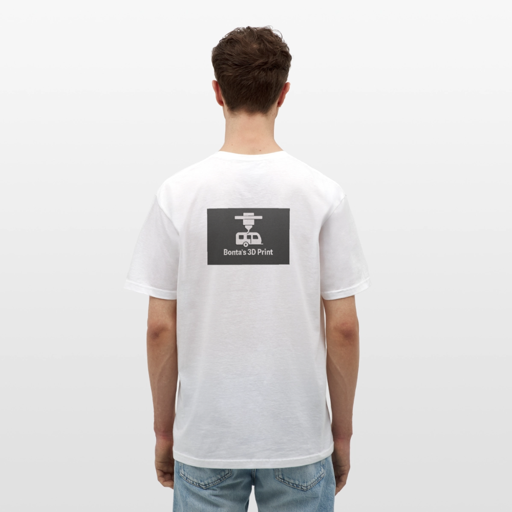 "Bonta's 3D Print Logo" Männer T-Shirt - Weiß