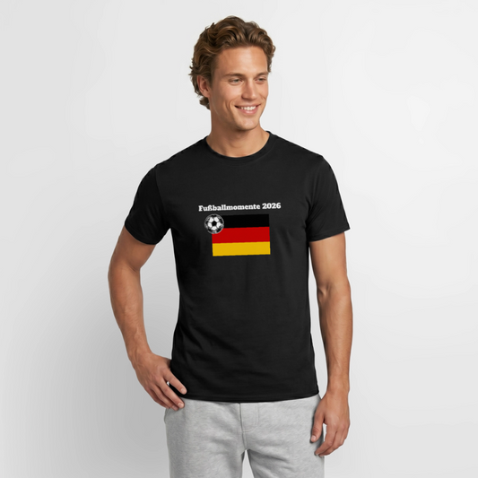 „Fußballmomente“ Männer T-Shirt - Schwarz