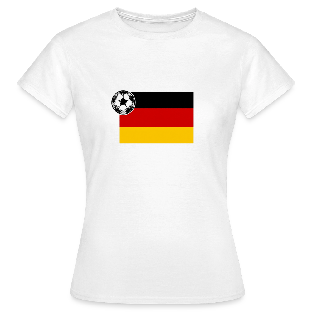 „Fußballmomente“ Frauen T-Shirt - Weiß