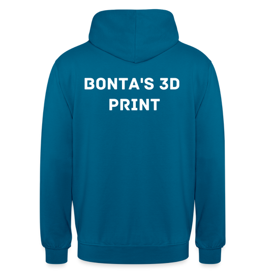 Bonta's 3D Print hoodie - Tiefseeblau 