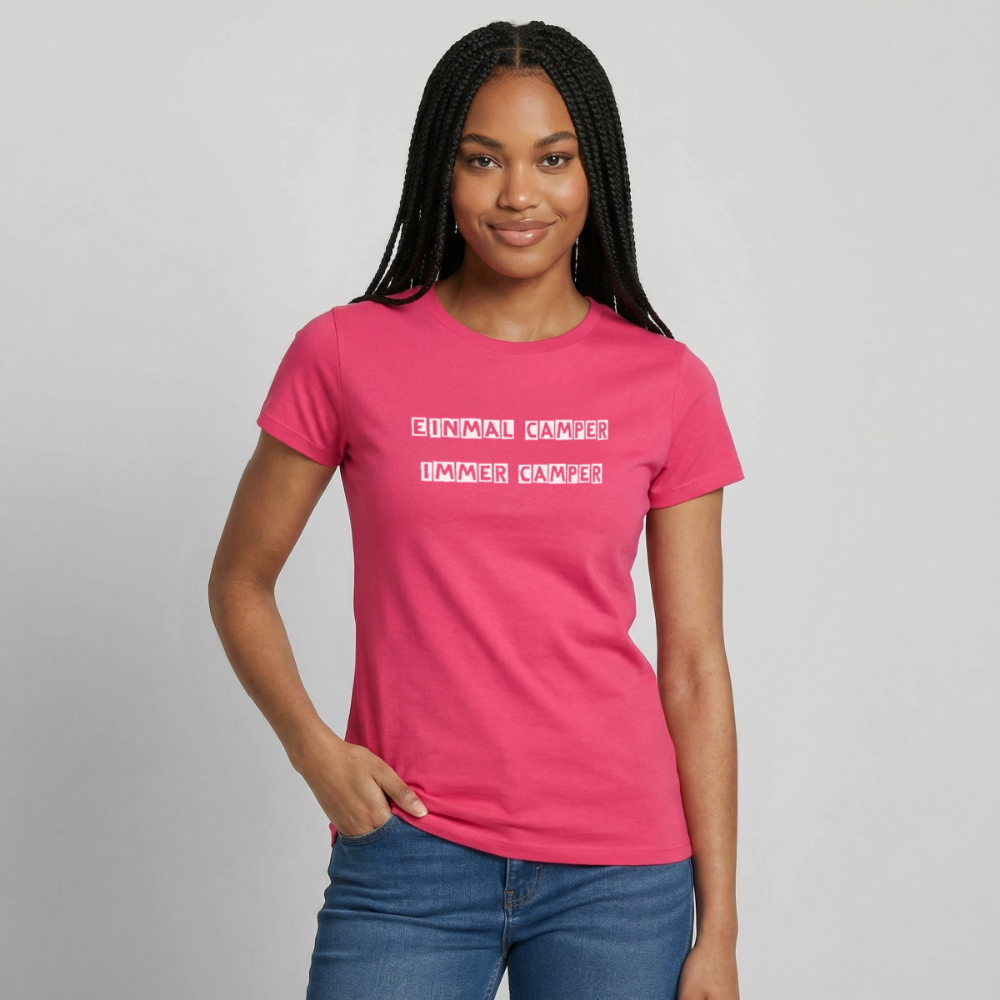 Einmal Camper / Immer Camper Frauen T-Shirt - Azalea