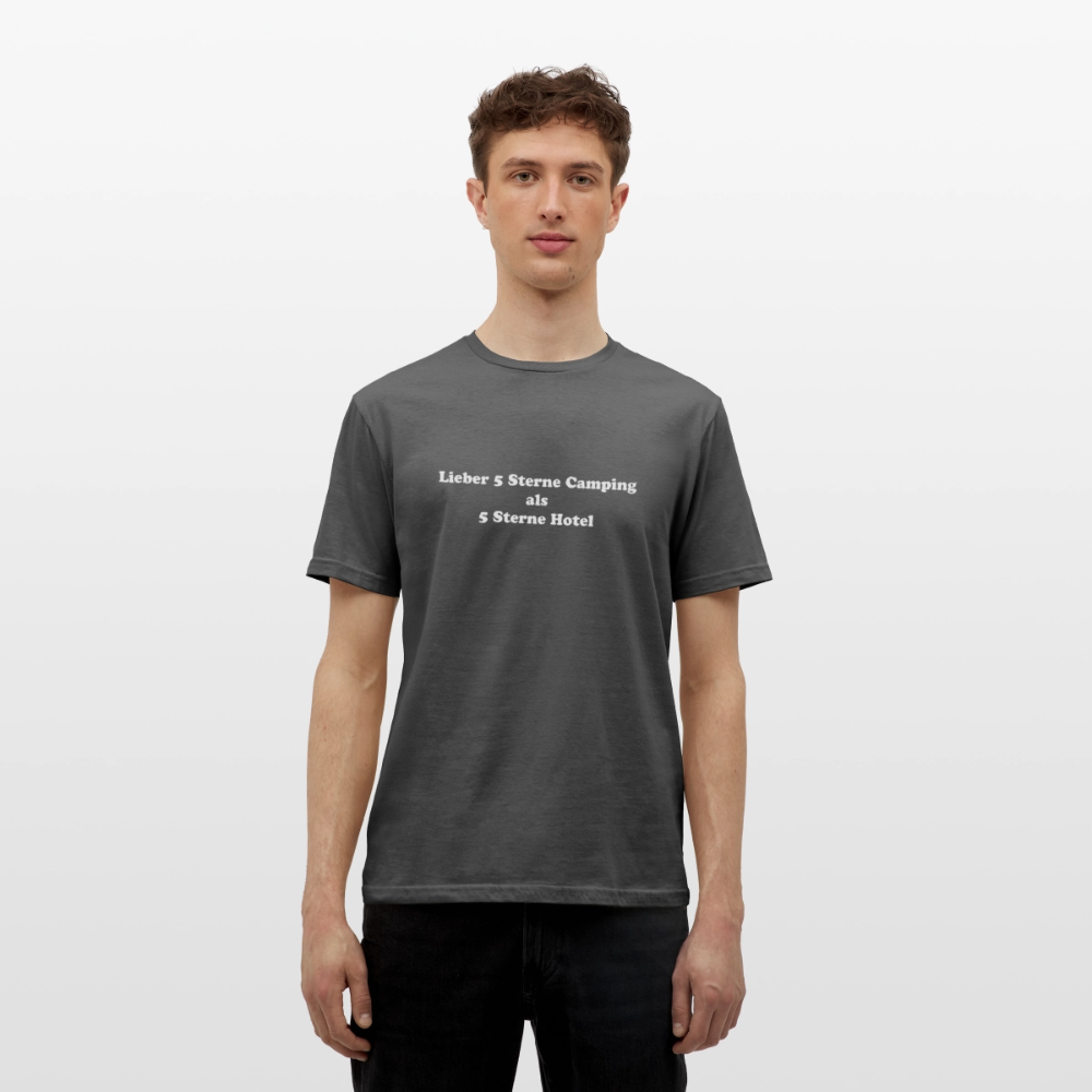 5 Sterne Camping Männer T-Shirt - Anthrazit
