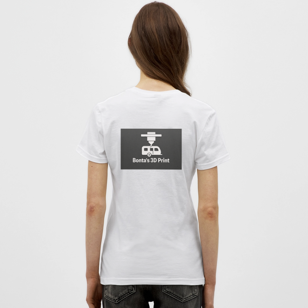 "Bonta's 3D Print Logo" Frauen T-Shirt - Weiß