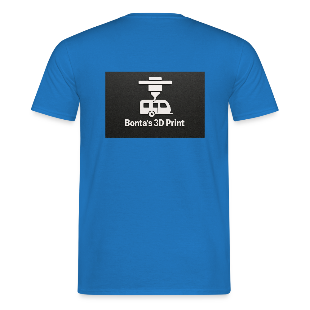 "Bonta's 3D Print Logo" Männer T-Shirt - Royalblau