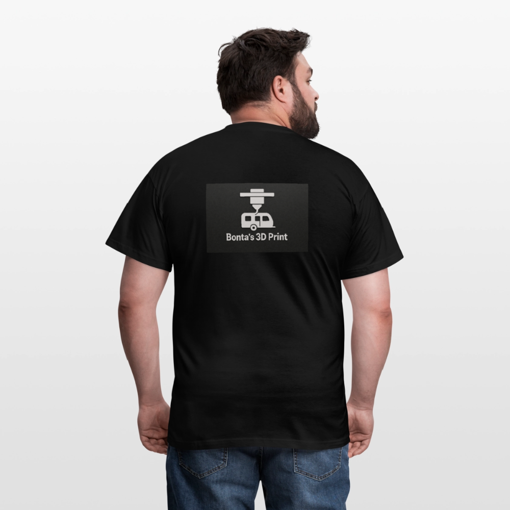 "Bonta's 3D Print Logo" Männer T-Shirt - Schwarz