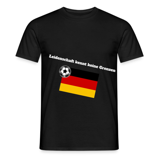„Leidenschaft“ Männer T-Shirt - Schwarz