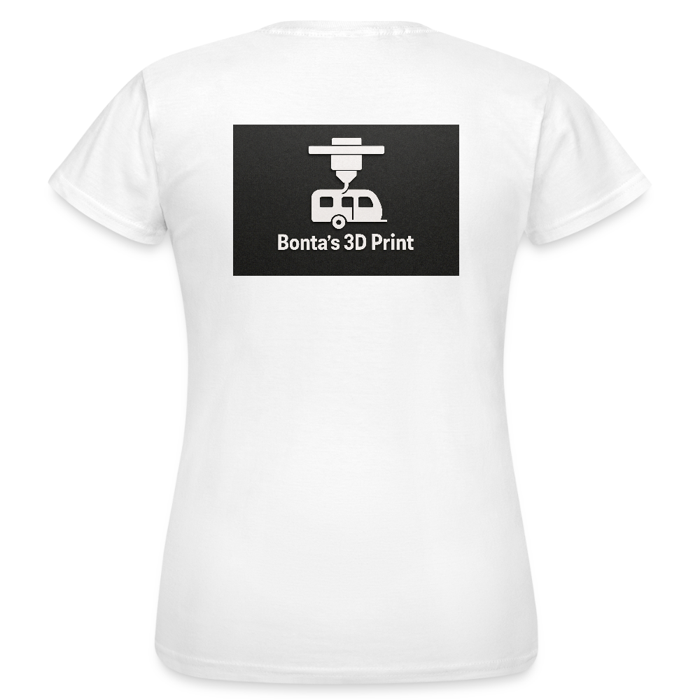"Bonta's 3D Print Logo" Frauen T-Shirt - Weiß
