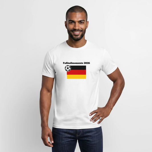 „Fußballmomente“ Männer T-Shirt - Weiß