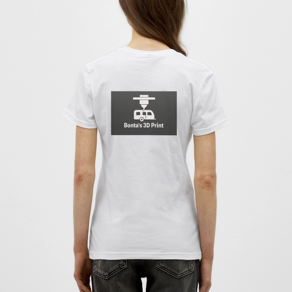 "Bonta's 3D Print Logo" Frauen T-Shirt - Weiß