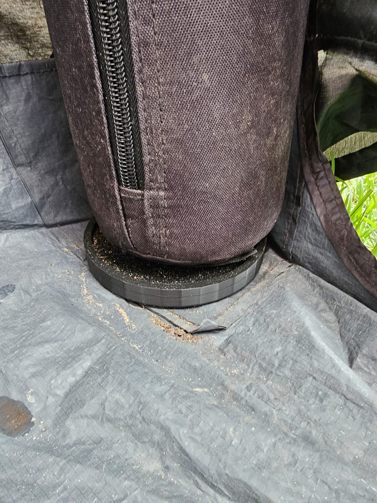 Airtubes Teller von Luftvorzelten robuster Untersetzer (Durchmesser: 12cm)