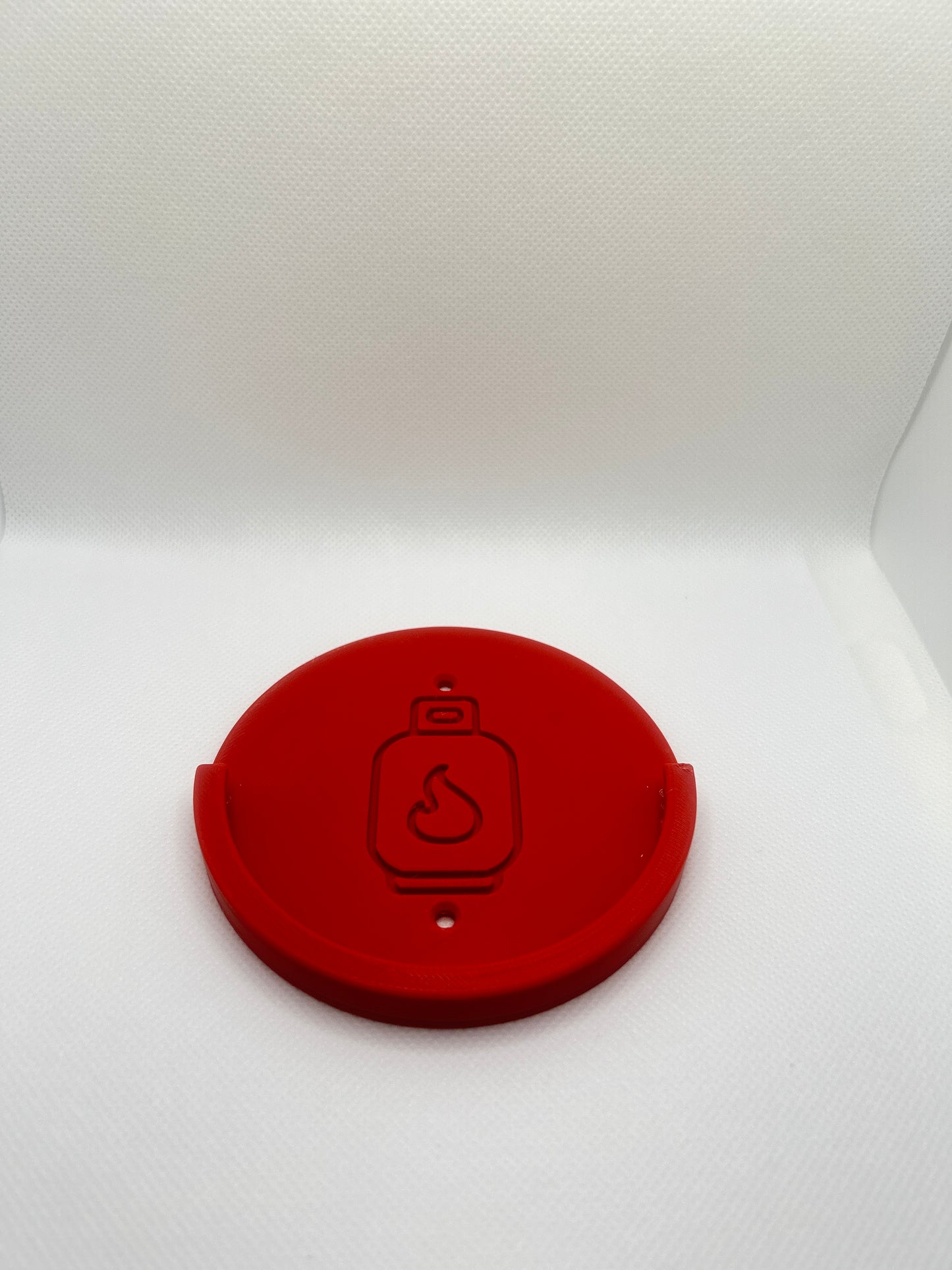 Halterung für Gasflaschendeckel