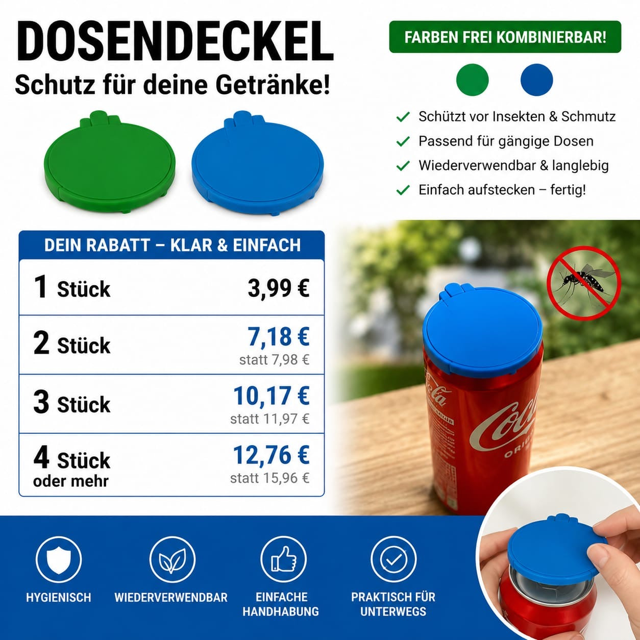 Schutzdeckel für Dosen
