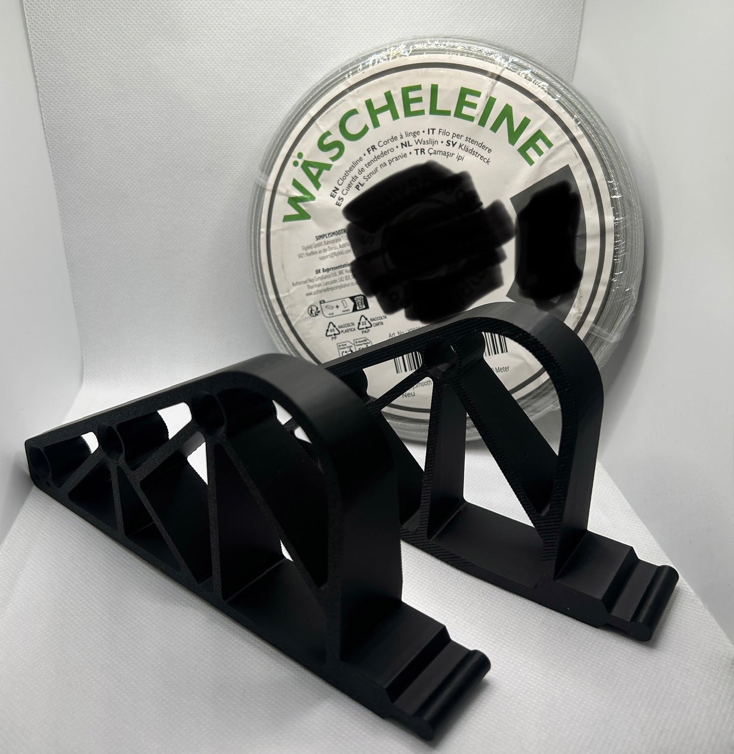 Wäscheleine für Wohnwagen zur Befestigung an der Kederleiste mit 10 Meter Leine inklusive Halterung