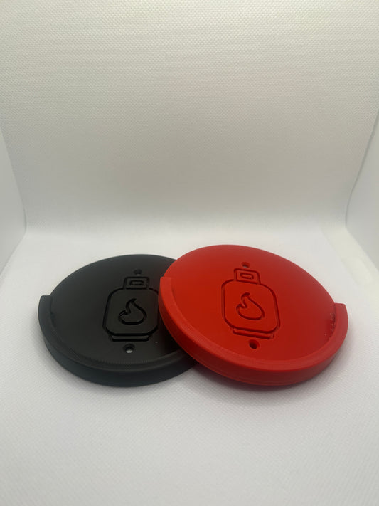 Halterung für Gasflaschendeckel