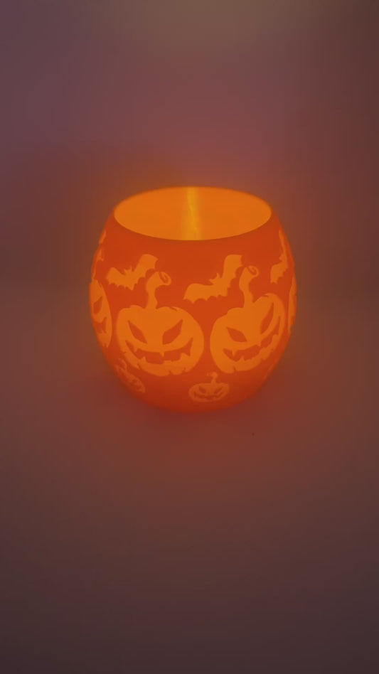 Halloween LED-Licht – Kürbis-Design mit Grusel-Charme